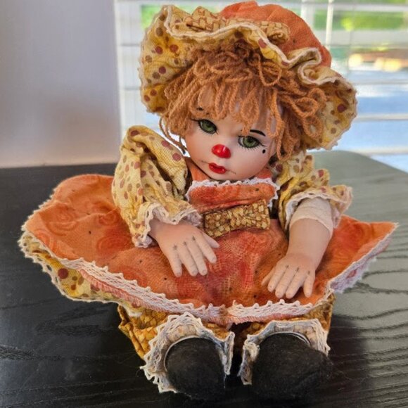 Marie Osmond Porcelain doll Rag A Muffin Pumpkin Spice , 8 inches 2006 #3501 - Picture 4 of 6
